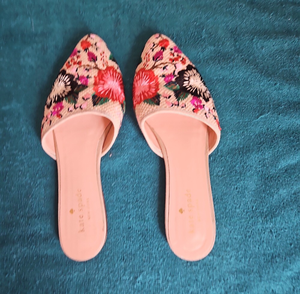 Kate Spade New York Monteclair Embroidered Mule Size 8 Women - Picture 5 of 7